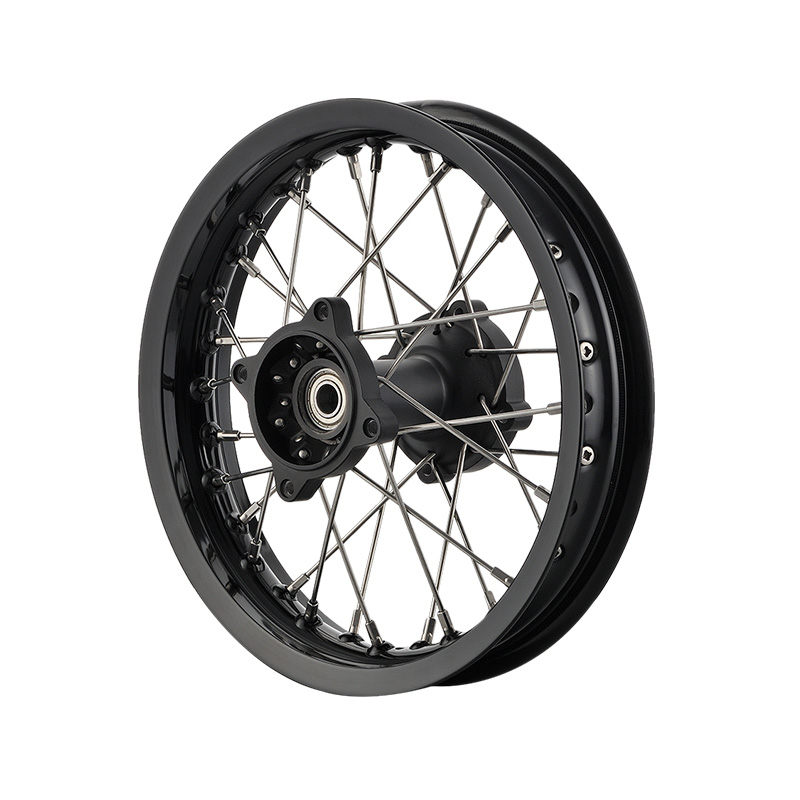 Modified motorcycle spoke rim assembly KLX rear wheel