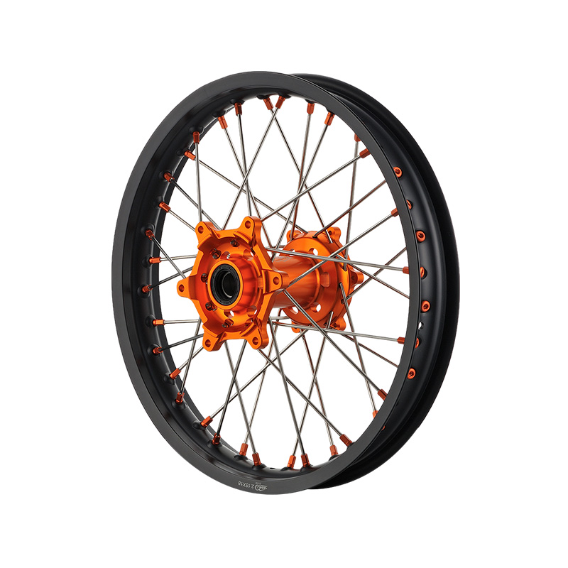 Off-road motorcycle spoke rim assembly rear wheel